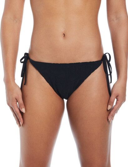 NIKE SWIM Nike Retro Flow Terry Bikini Bottom - Black - XS