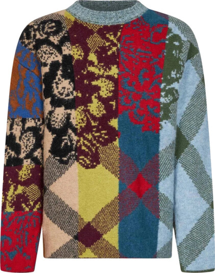Dries Van Noten Herre Strikkevarer Flerfarget M, Dries Van Noten Herre Strikkevarer Flerfarget M,