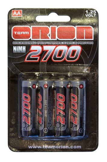 TEAM ORION 13502 2700 mAh AA CELL 4PCS