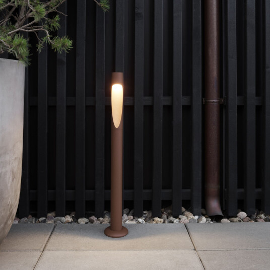 Other Brand Louis Poulsen Flindt Garden 3000K forankringsenhet u/adapter lang - Corten