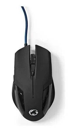 Nedis Gaming Trackball mus med 6 knapper - Ergonomisk svart kablet USB mus