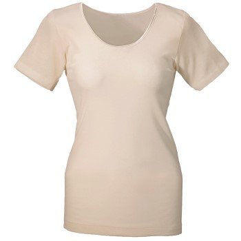 Damella Wool And Silk T-Shirt Vanilje ull 46 Dame Damella Wool And Silk T-Shirt Vanilje ull 46 Dame