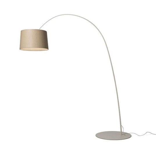 Foscarini Twiggy Gulvlampe My Light Grå & Tre Foscarini Twiggy Gulvlampe My Light Grå & Tre
