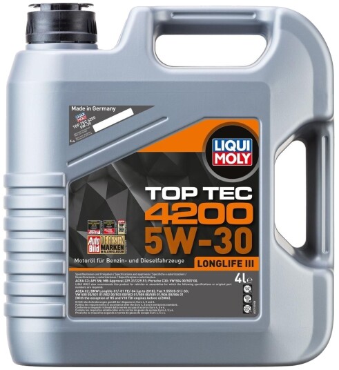 Motorolje LIQUI MOLY TOP TEC 4400 5W30 5L Motorolje LIQUI MOLY TOP TEC 4400 5W30 5L