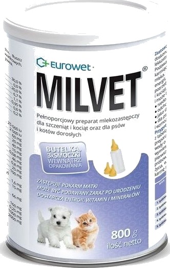 Milvet Melkeerstatning Valper Kattunger 10 X 100 G