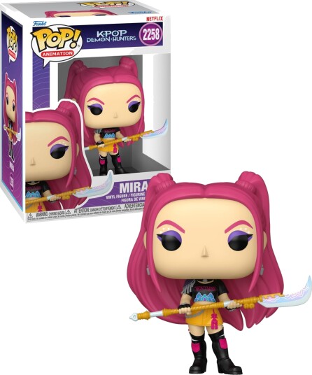 Funko Pop Kpop Demon Hunters Mira Vinylfigur - Rosa