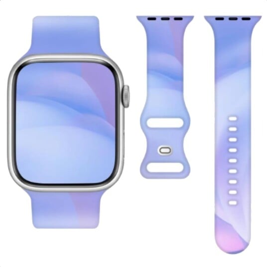 Yesido silikonrem for Apple Watch 42/44/45/49mm 97+110 Blå