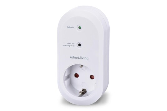 Ednet Living Smart Stikkontakt Innendørs RF433 230V 16A Ednet Living Smart Stikkontakt Innendørs RF433 230V 16A