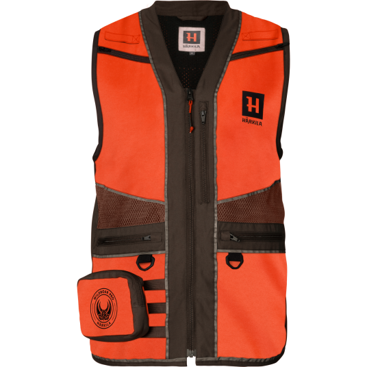 Härkila Wildboar Pro Blaze Vest Herre Orange blaze/Brown 4XL