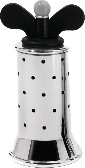 Alessi pepperkvern svart-rustfritt stål