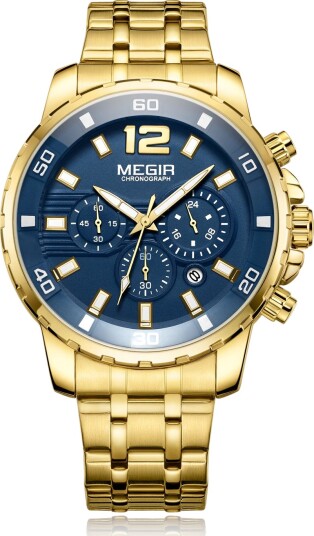 Megir Tri Force Gold Blue