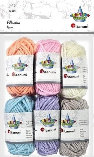 Pastellgarn 6 Farger