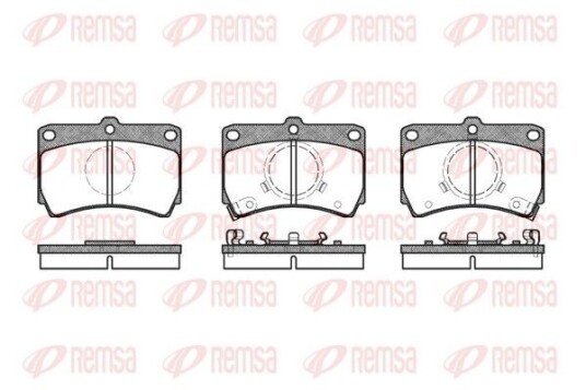 Bremseklosser REMSA 0212.02