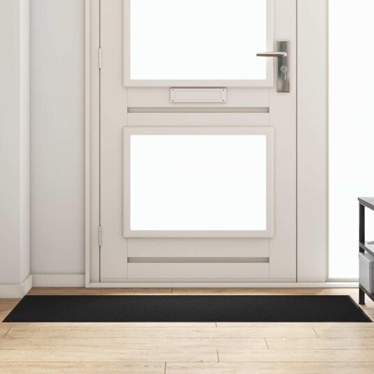 Dørmatte Annet Svart 60 x 180 cm Polypropylen og vinyl Dørmatte Annet Svart 60 x 180 cm Polypropylen og vinyl