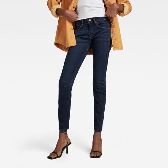 G-Star RAW Arc 3D Mid Waist Skinny Jeans Dark blue Women 24-30 Dark blue female G-Star RAW Arc 3D Mid Waist Skinny Jeans Dark blue Women 24-30 Dark blue female