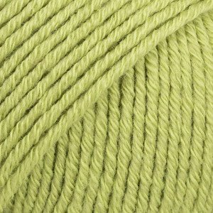 Drops Cotton Merino Garn Unicolor 10 Pistasj