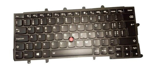 Lenovo Chicony - Brbart tastatur - til utskifting - Sveitsisk - Svart