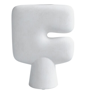 Tribal vase big 45 cm, bone white Tribal vase big 45 cm, bone white