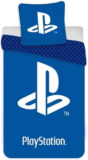 Licens Sengetøy 140x200 cm Gamer PS5 Blå 2 i 1 design 100 % bomull EA Games Licens Sengetøy 140x200 cm Gamer PS5 Blå 2 i 1 design 100 % bomull EA Games