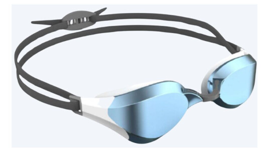 Watery Elite svømmebrille Rattle Pro Mirror Hvit/grå Konkurranse / trening svømmebriller Watery Elite svømmebrille Rattle Pro Mirror Hvit/grå Konkurranse / trening svømmebriller