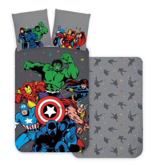BrandMac Sengetøy Voksenstørrelse 140 x 200 cm Avengers 1000837