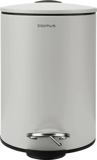 Blomus Pedal Bin   Ø 17 Cmn 3 L   Tubo   Moon Gray   Grey   L 21.5CM