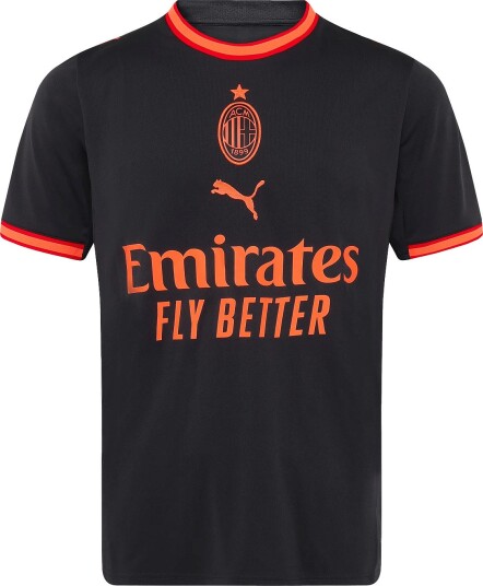 PUMA Ac Milan Third Jersey Replica Grey M
