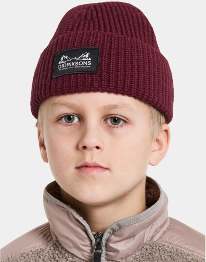 Didriksons Mica Kids' Beanie Anemon Red