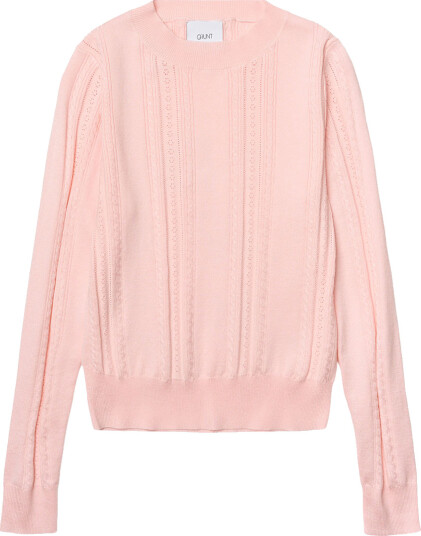 Grunt Genser Strikk GRHilda Light Ed Grunt 14 år (164) Genser Rosa