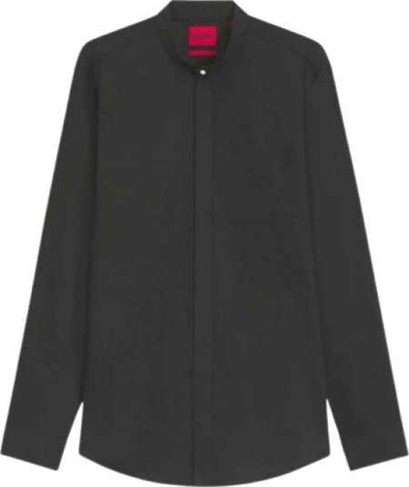 Hugo Herre Skjorter Svart 4XL,