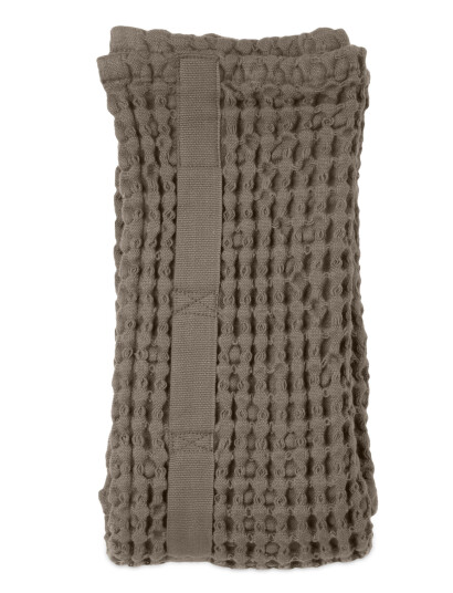 The Organic Company Big Waffle Hand Towel Brown 50X75CM The Organic Company Big Waffle Hand Towel Brown 50X75CM