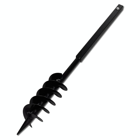 vidaXL Jordbor med håndtak 100 mm og forlengere 9 m stål vidaXL Jordbor med håndtak 100 mm og forlengere 9 m stål