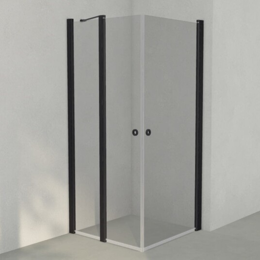 INR Iconic Nordic Rooms Dusjhjørne Linc 14 Måltilpasset Svart Matt / - Høyre Grått Glass INR Iconic Nordic Rooms Dusjhjørne Linc 14 Måltilpasset Svart Matt / - Høyre Grått Glass