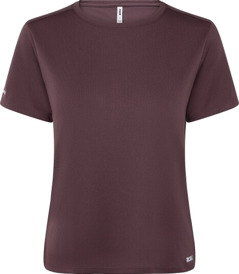 2XU Aero Mesh Tee CURRANT/SILVER REFLECTIVE XS