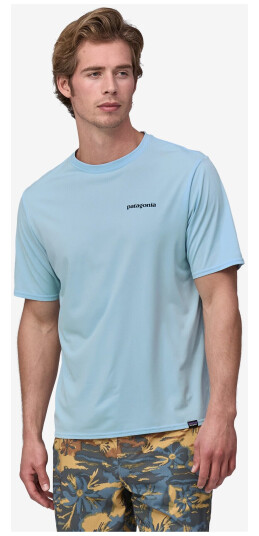 Patagonia Cap Cool Daily Graphic Shirt - Waters, Herre Boardshort Logo: Chilled Blue S