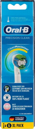 Oral-B Precision Clean CleanMaximizer Børstehoder til elektrisk tannbørste (6 stk)
