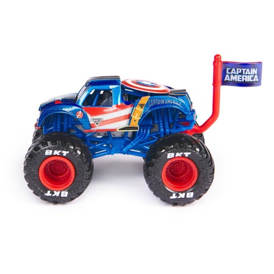 Monster Jam 1:64 Marvel Single-Captain America 6071333