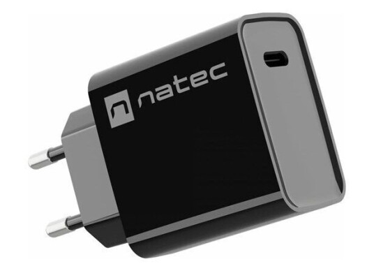 Natec Ribera power adapter - 24 pin USB-C - 20 Watt Natec Ribera power adapter - 24 pin USB-C - 20 Watt