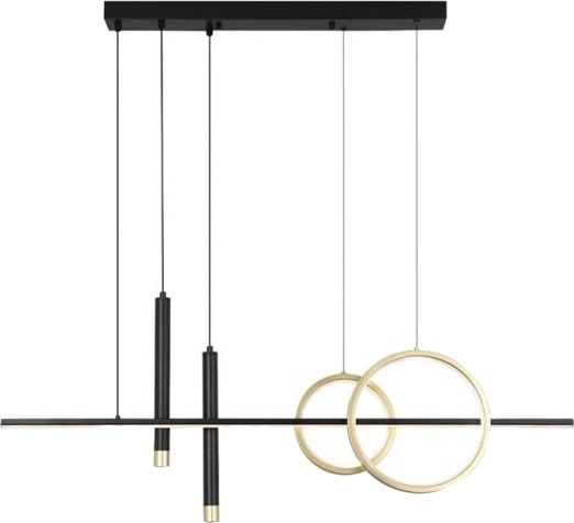 Hengelampe Lamp Pendant Combo 23W 3K Svart/Gull Hengelampe Lamp Pendant Combo 23W 3K Svart/Gull