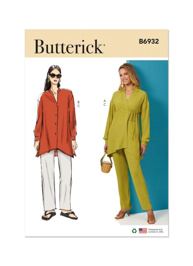 Butterick 6932 -Klespakke til dame K5  8-10-12-14-16 