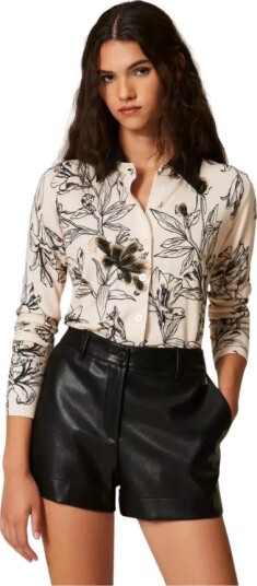 Twinset Dame Strikkevarer Beige XL, Twinset Dame Strikkevarer Beige XL,