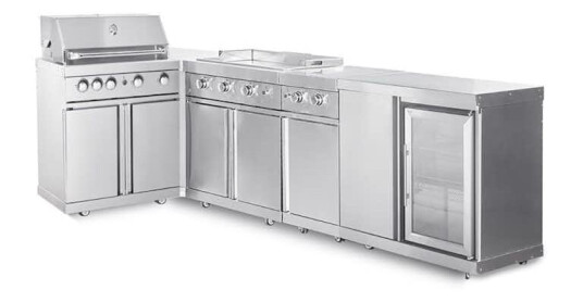 Frittstående Utekjøkken Myoutdoorkitchen Stainless Collection Sacramento Frittstående Utekjøkken Myoutdoorkitchen Stainless Collection Sacramento
