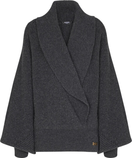 Balmain Dame Strikkevarer Grå L, Balmain Dame Strikkevarer Grå L,