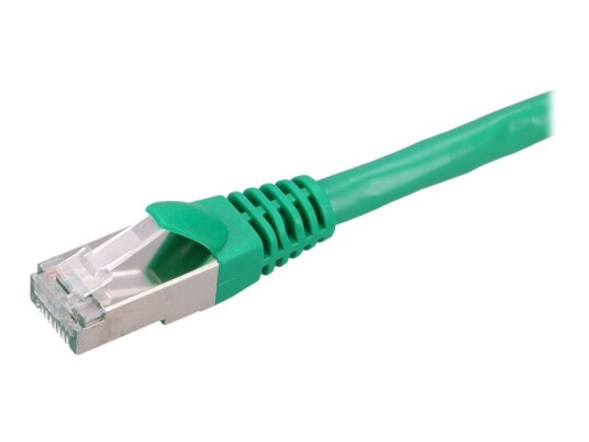 Extralink Koblingskabel Rj-45 Hann Til Rj-45 Hann 2 M 6 Mm Foliebelagt Uskjermet Tvinnet Kabelpar F/Utp Cat 6 Formstøpt Uten Hindringer Innendørs Grønn