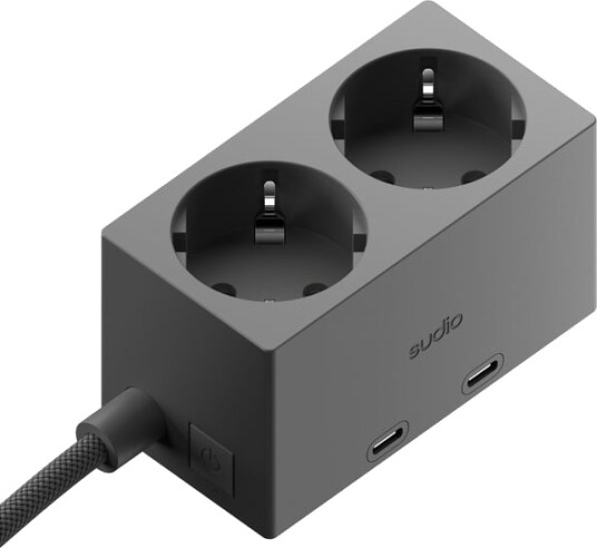 Sudio Brick Grenuttak Med Gan-lading 30 W Svart