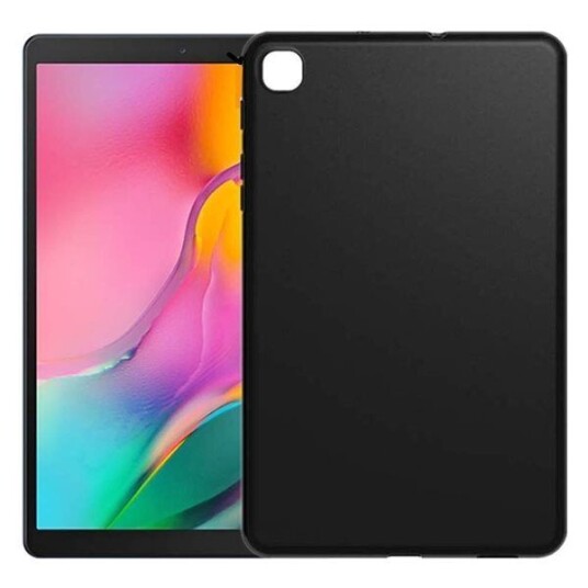 Hurtel Slim Etui Ultra Tynt Deksel iPad Pro 2021 12,9-tommer (Gel) Svart