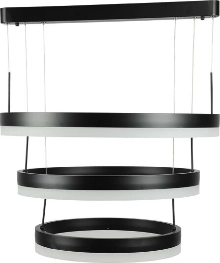 86W Soft Light Chandelier LED pendel Sort 3000K dimbar 360 grader lys 3 års garanti Kulør : Varm 86W Soft Light Chandelier LED pendel Sort 3000K dimbar 360 grader lys 3 års garanti Kulør : Varm
