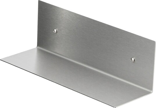 Nichba Design Shelf 30Cm Brushed Stainless Silver ONE SIZE Nichba Design Shelf 30Cm Brushed Stainless Silver ONE SIZE