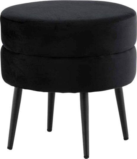 Venture Design Pot sittepuff Svart/svart 40 cm Svart