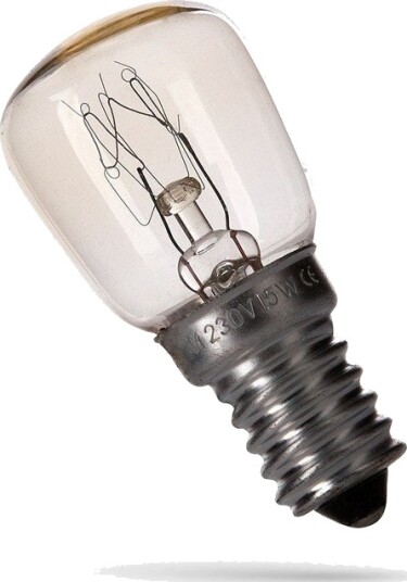 Spectrum E14 15W halogen ovnspære 75lm maks. 300°C Dimbar : Dimbar Kulør : Ekstra varm Spectrum E14 15W halogen ovnspære 75lm maks. 300°C Dimbar : Dimbar Kulør : Ekstra varm